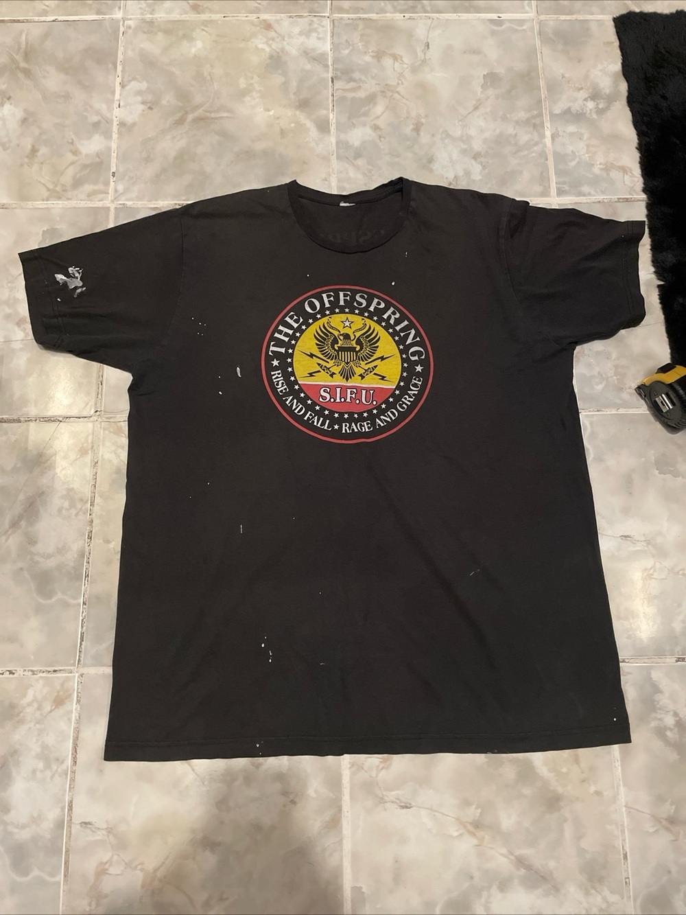 The OffSpring SIFU 2010 Rise And Fall Rage And Grace T-Shirt XXL Punk Grunge